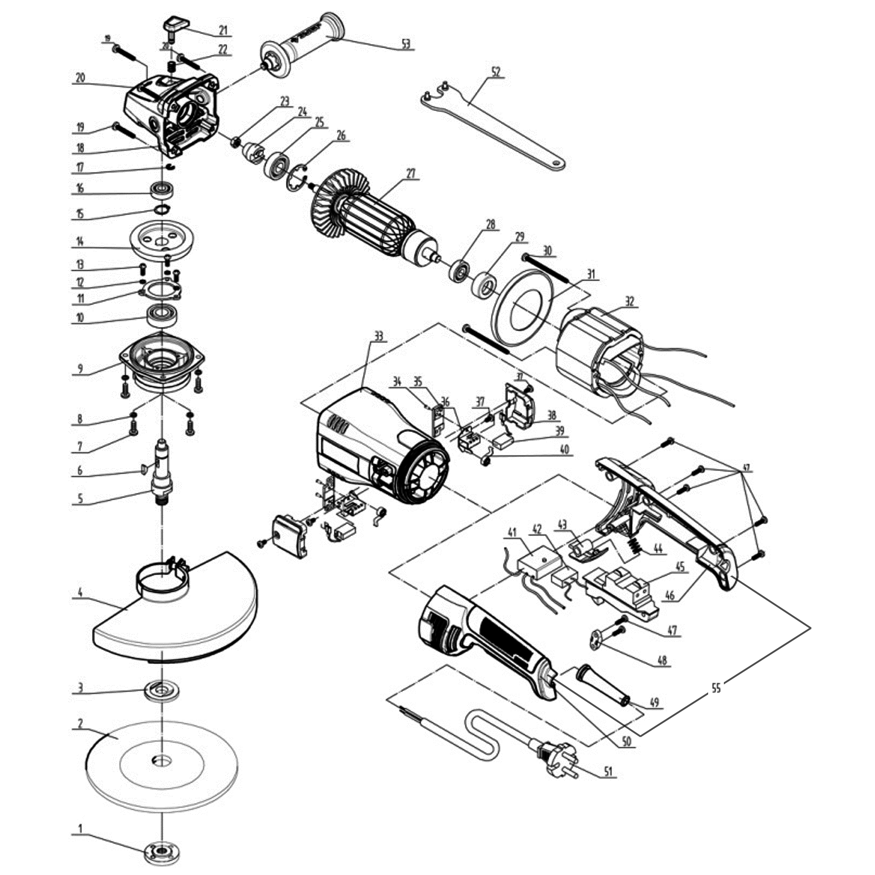 УШМ (Болгарка), 180 мм УШМ-180-1800 ПМ3