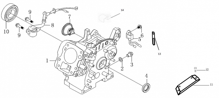 3 ЦИЛИНДР ВИБРОПЛИТА БЕНЗИНОВАЯ CHAMPION PC5332F