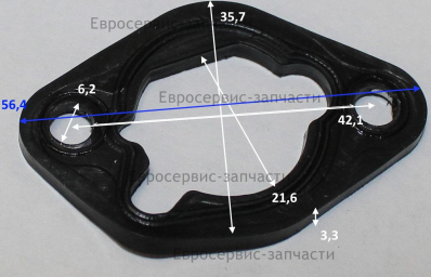 Прокладка воздушного коллектора фильтра (Wert G2500),аналог 0400.236800, 1601.061300