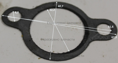Прокладка теплоизолятора. СГБ 6500.8000.9500