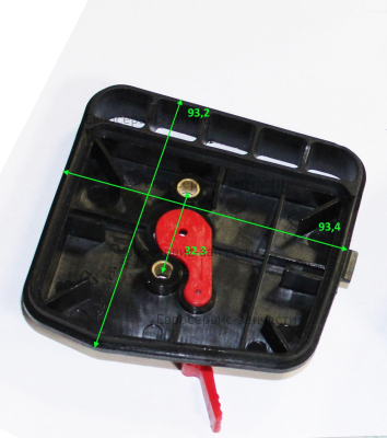 Корпус фильтра воздушного c заслонкой